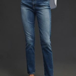 AG Stevie High-Rise Slim Straight Ankle Jeans